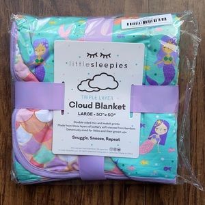 Little Sleepies Mermaid Cloud Blanket